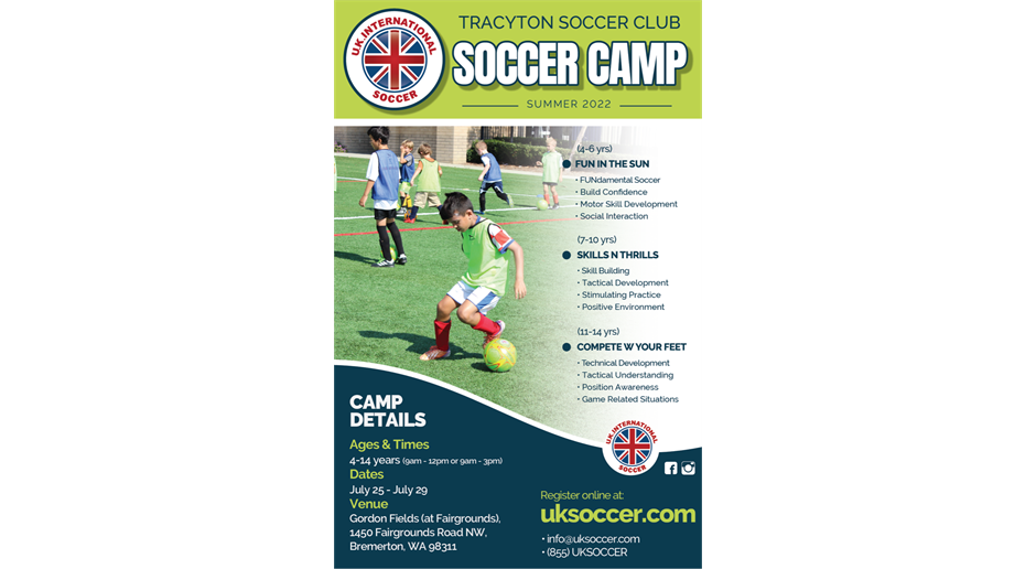 UK International Soccer camp