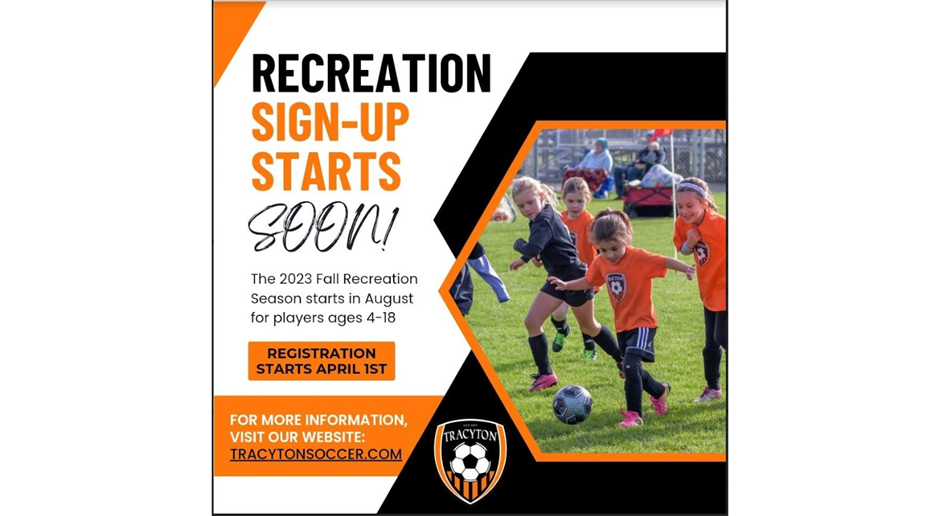 2023 Fall Recreational Soccer