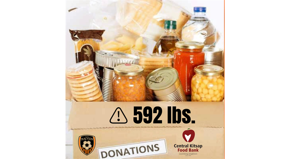 Thank you for making the food drive a success