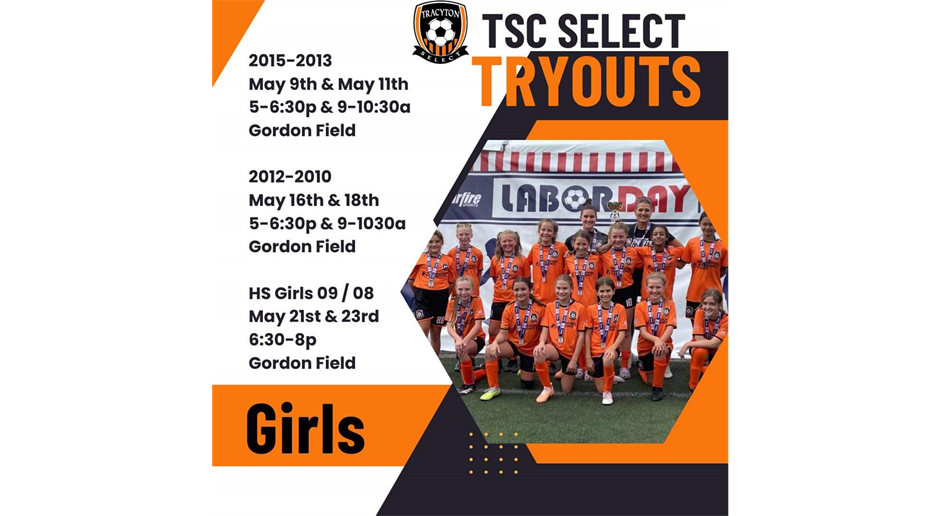 2024 Tracyton SC Girls Tryouts